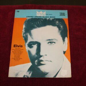 Vintage GTR Music Library Chord Organ Music Book - Elvis